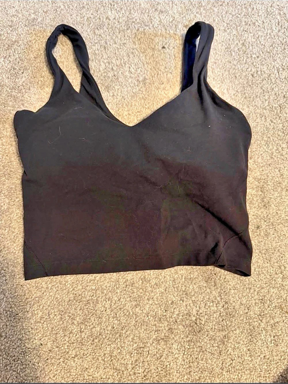 Lululemon Align  Cropped Tank Top Black